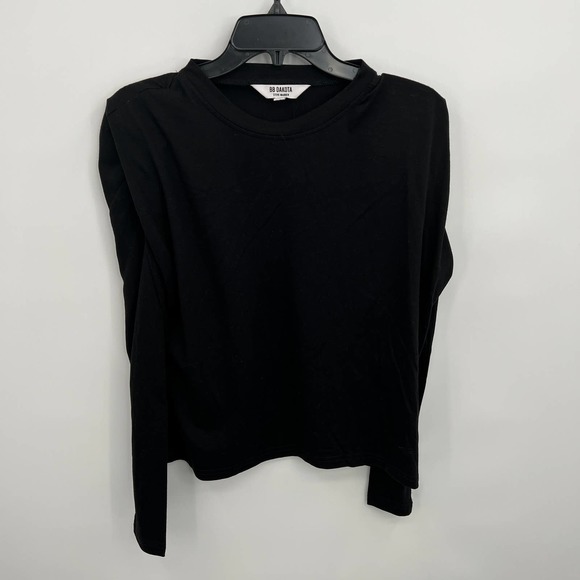 BB Dakota Tops - BB Dakota | Steve Madden Women's Black Long Sleeve Cotton-Blend Top Size S